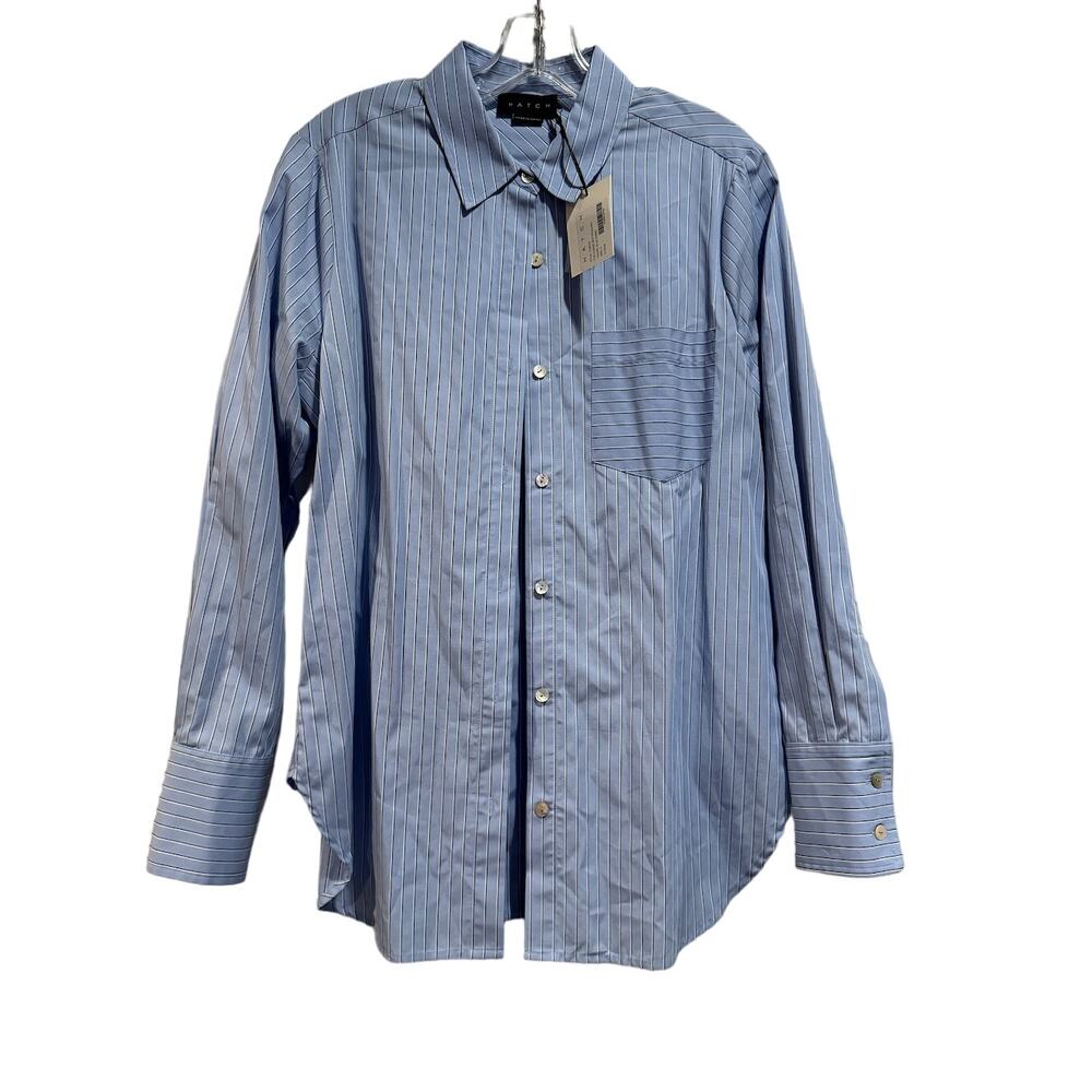NWT Hatch Maternity Pregnancy The Classic Button‎ down 100% Cotton $178 Designer